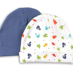 062B/2 - 2pc/pk Baby Dinos Infant Caps